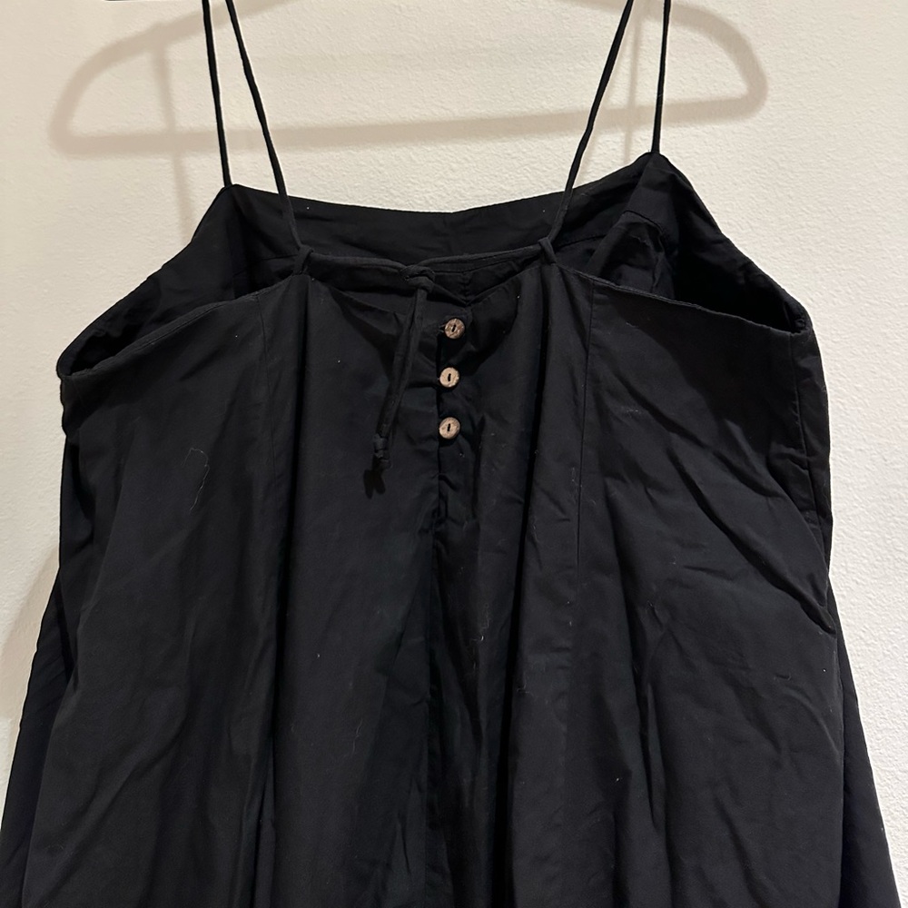 Free People Strutting Black Midi Dress - Picture 10 of 10